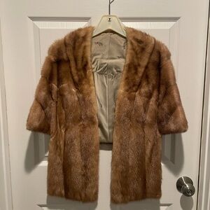 Vintage Brown Mink Stole